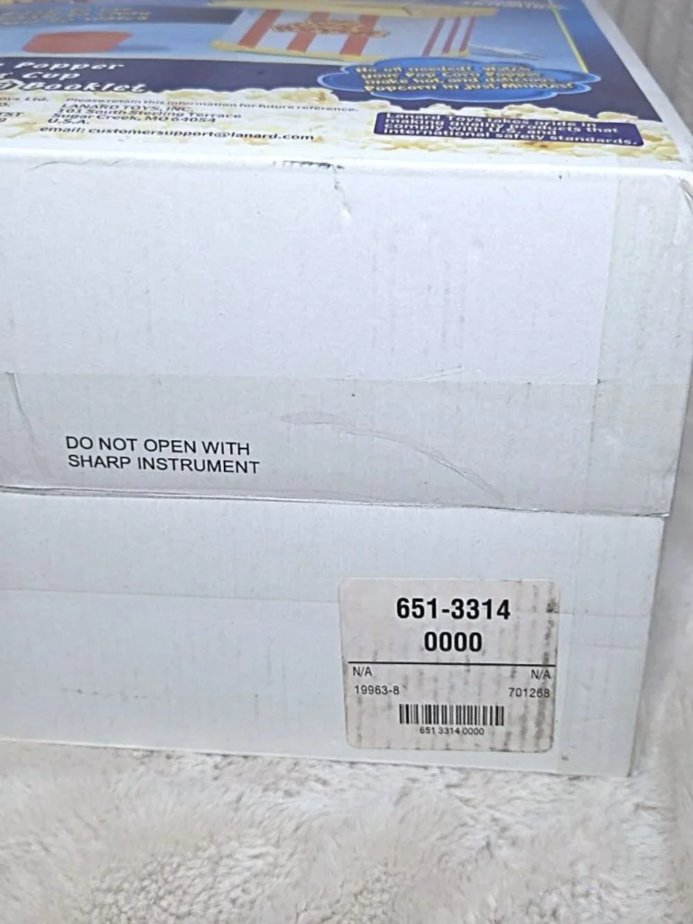 Lanard Toys TastyBites Hot Air Popcorn Popper 2003 New in Box